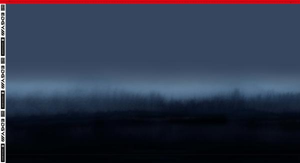 French Terry Panel Kombi Blau ca. 86cm Sunset Serie by Thorsten Berger von Swafing